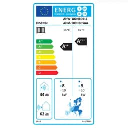 Pompa e nxehtësisë Hisense Hi-Therma 10 kW - Set (AHW-100HEDS1 / AHM-100HEDSAA) - 5