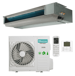 Kondicioner kanalore HISENSE me presion te ulet (i holle) 2.6kW - 1