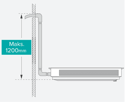 Kondicioner kanalore HISENSE me presion te ulet (i holle) 2.6kW - 3